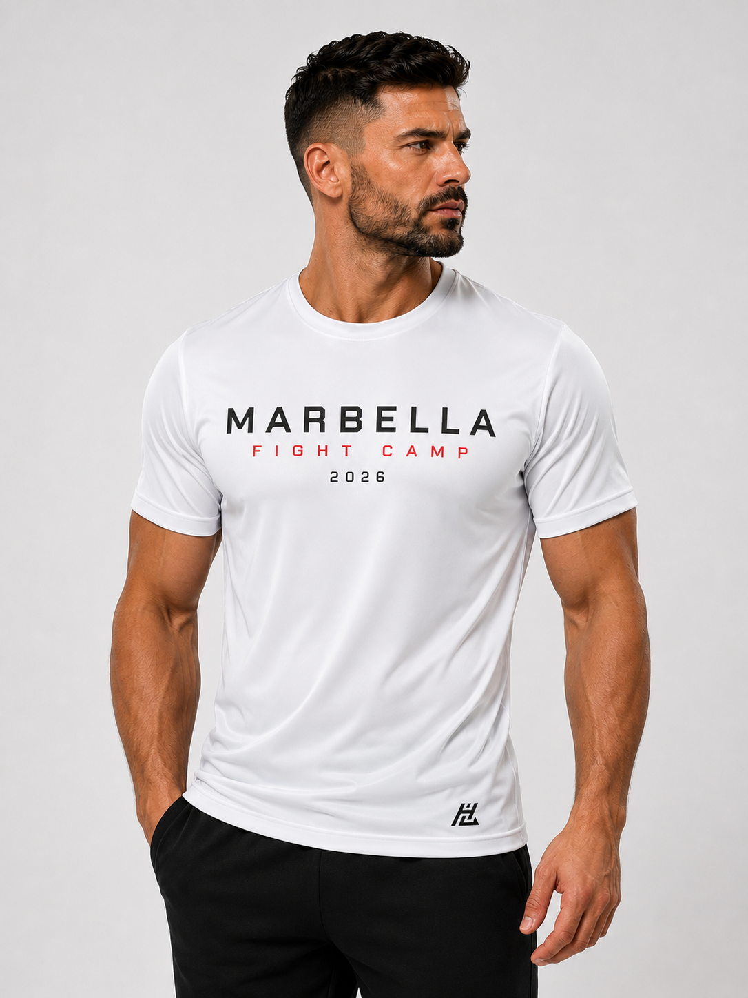 HardLife Marbella Summer Fight Camp 2026 White T-Shirt