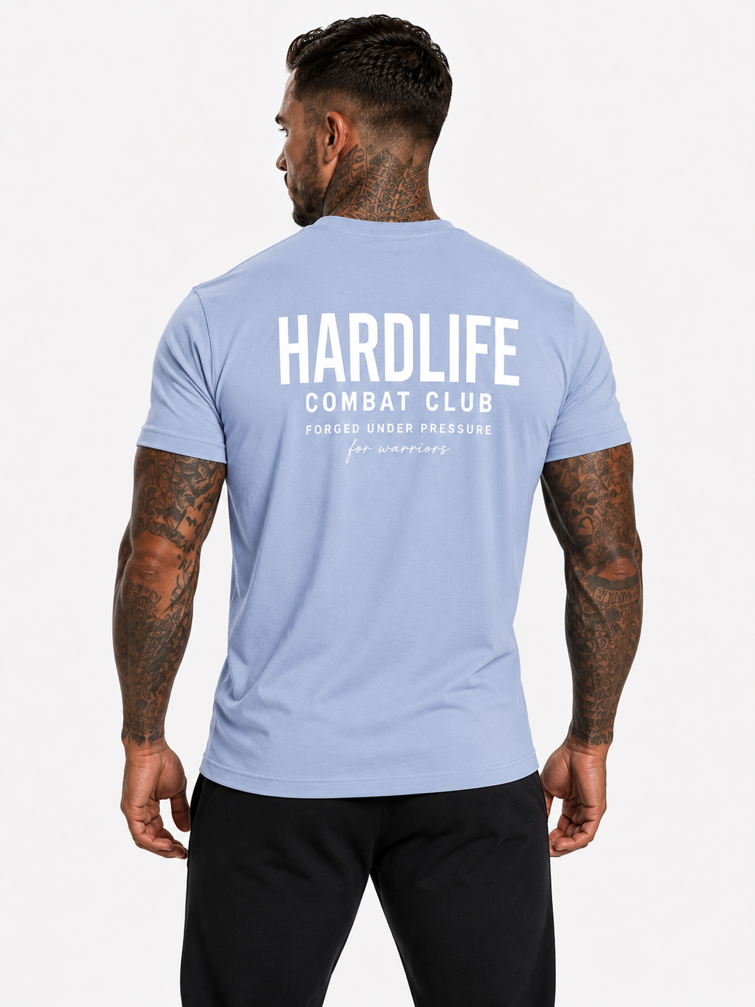 HardLife Combat Club Light Blue T-Shirt