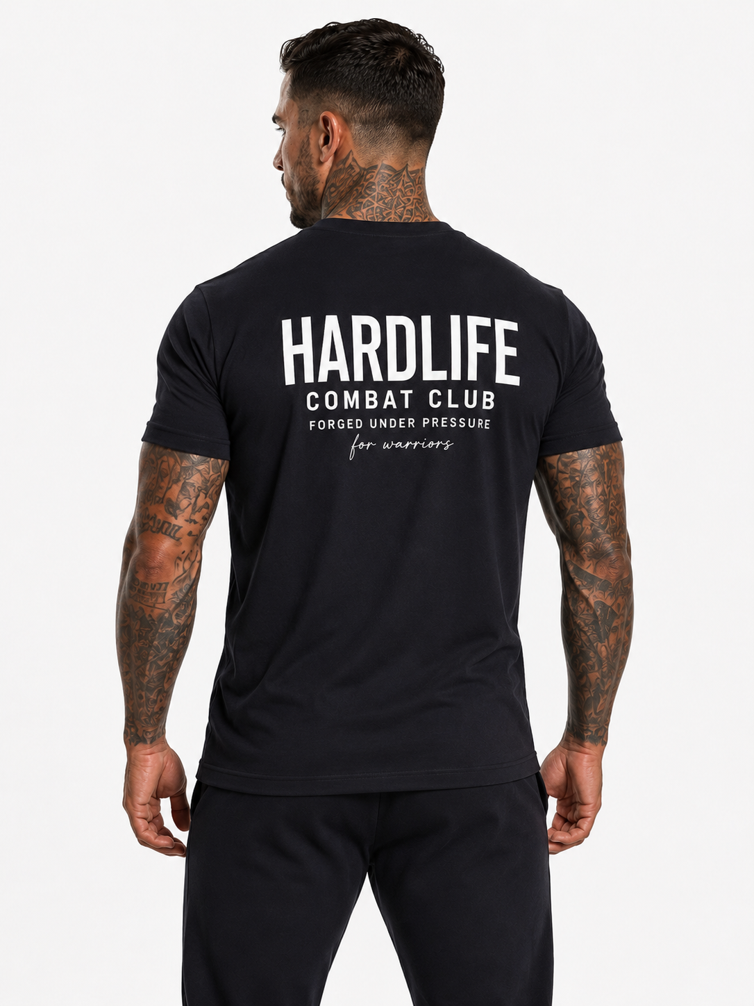 HardLife Combat Club Navy T-Shirt