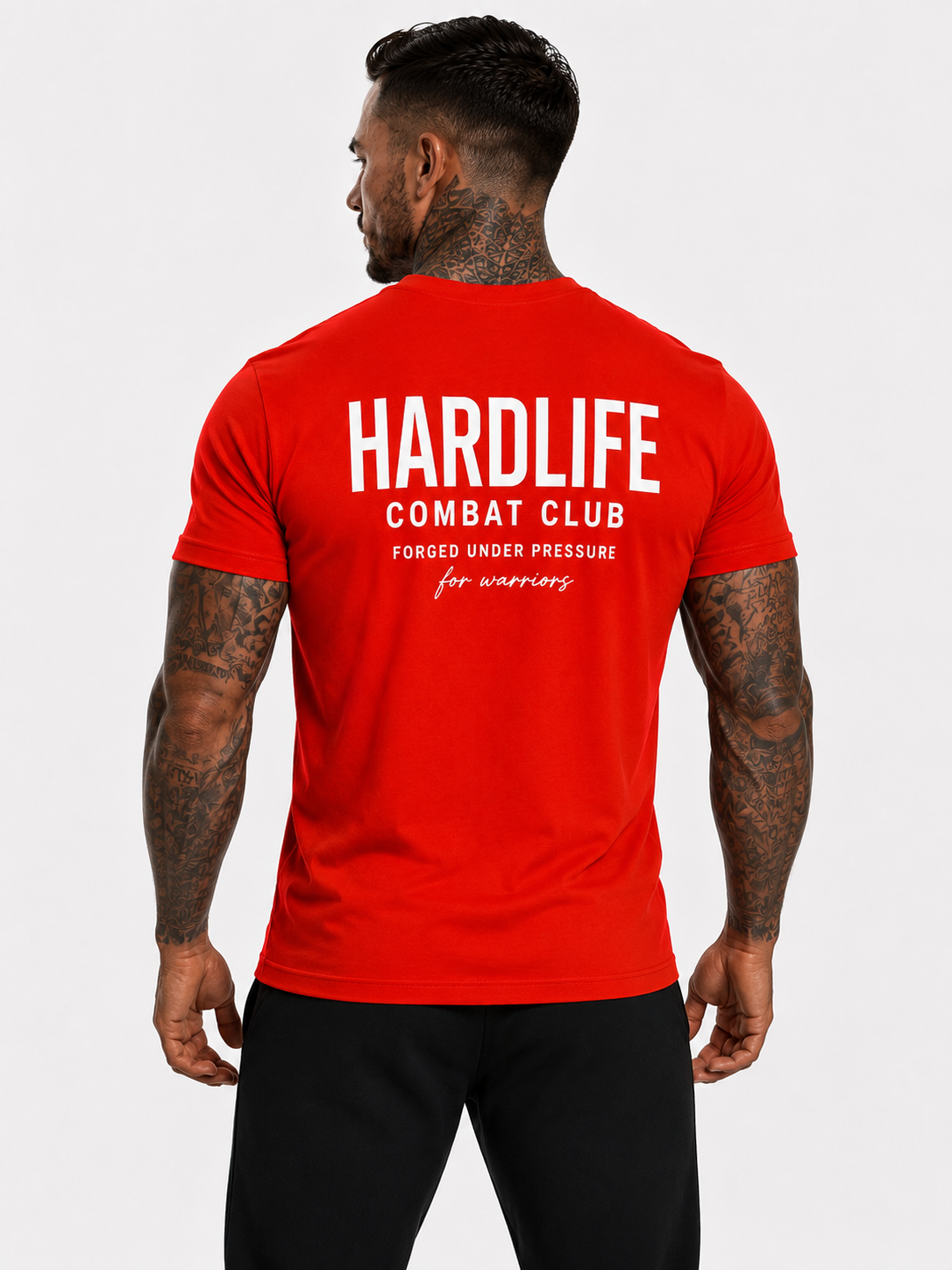 HardLife Combat Club Red T-Shirt