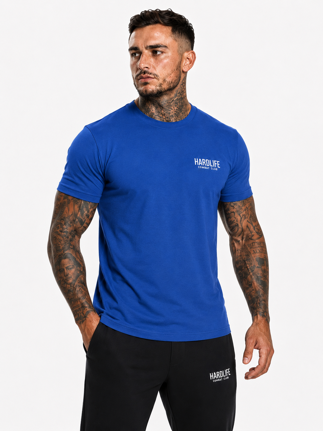 HardLife Combat Club Royal Blue T-Shirt