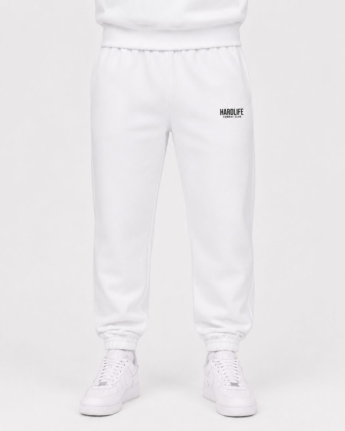 HardLife Combat Club White Sweatpants