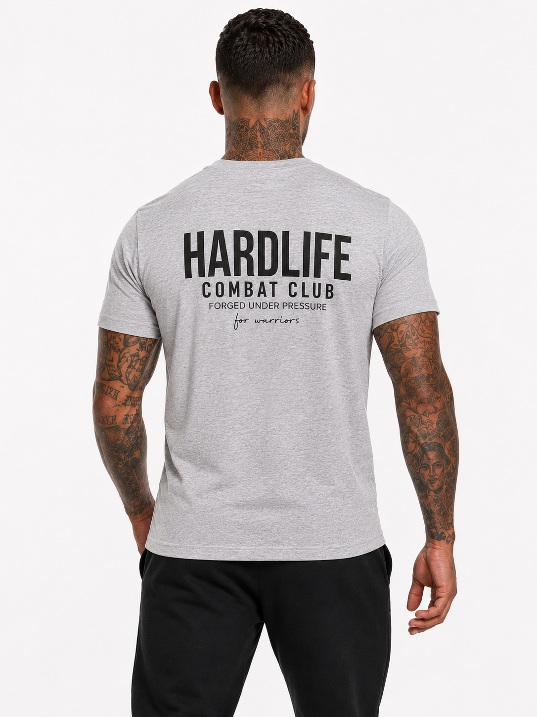 HardLife Combat Club Grey T-Shirt