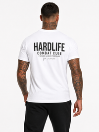 HardLife Combat Club White T-Shirt