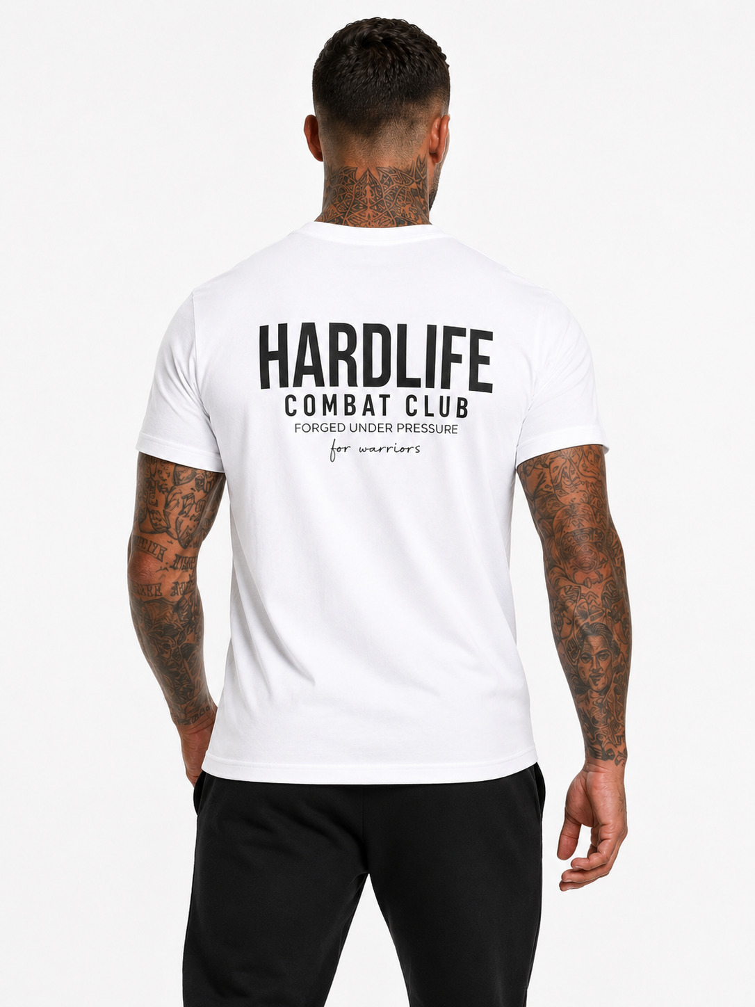 HardLife Combat Club White T-Shirt