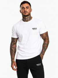 HardLife Combat Club White T-Shirt
