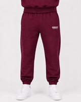 HardLife Combat Club Burgundy Sweatpants