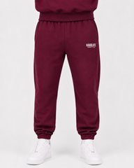 HardLife Combat Club Burgundy Sweatpants