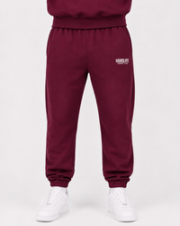 HardLife Combat Club Burgundy Sweatpants