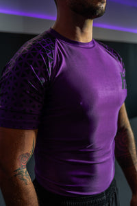 Royal Grapple Purple Rashguard