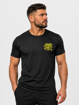 HardLife Graffiti Black/Yellow T-Shirt