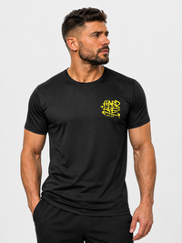 HardLife Graffiti Black/Yellow T-Shirt